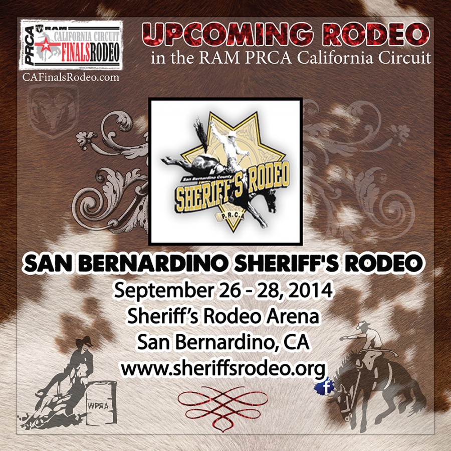 15th Annual San Bernardino Sheriff’s Rodeo September 26 28, 2014