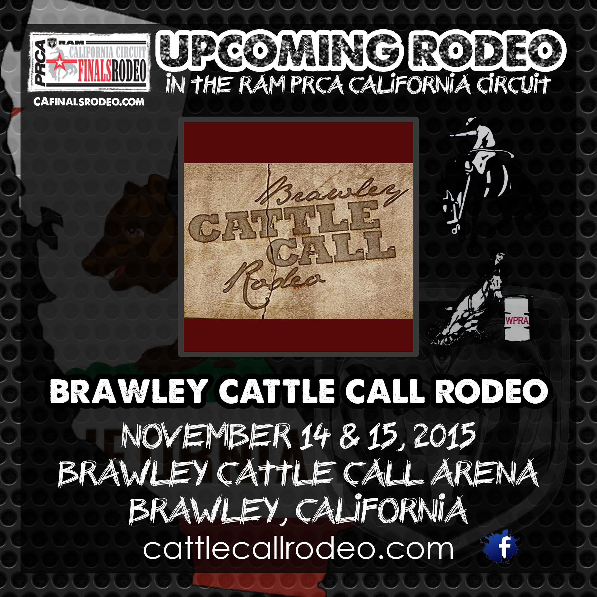 The Brawley Cattle Call Rodeo starts today! RAM PRCA California