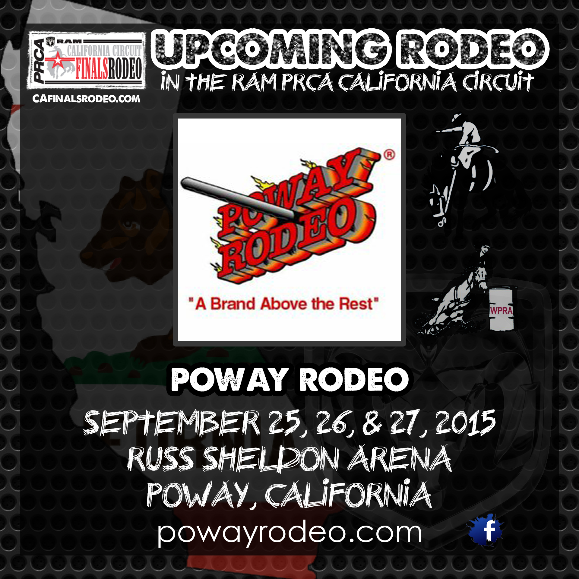 “A Brand Above The Rest” The Poway Rodeo starts tonight! RAM PRCA