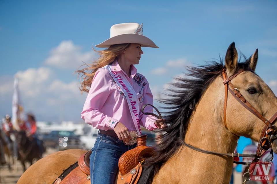 Jamie Wendt - Miss Stampede Days Rodeo 2015 - photo by AV Media