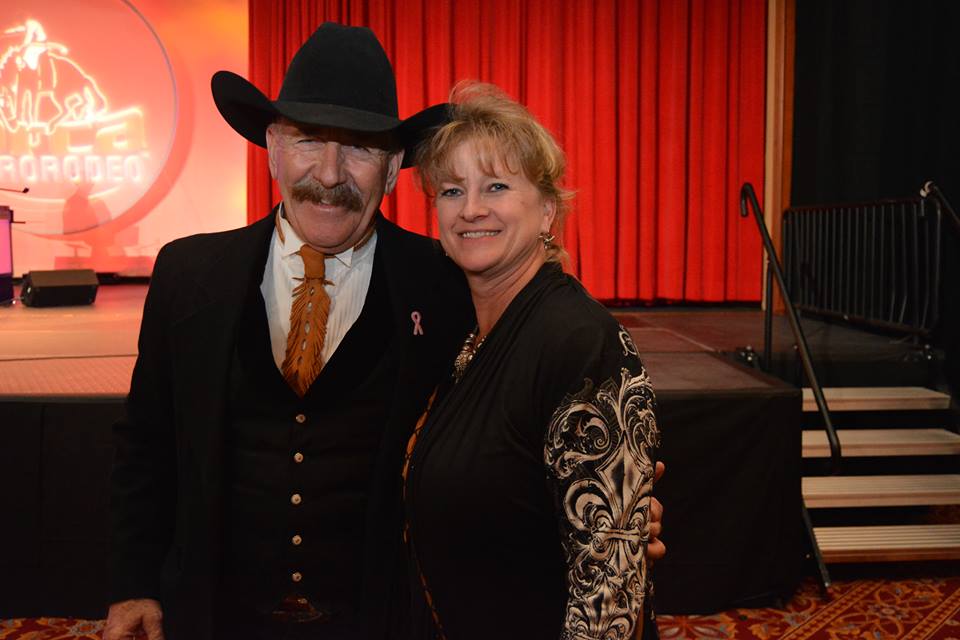 PRCA Rodeo Announcer Don Jesser and Mrs. Anita Jesser - PRCA Music Director (photo by Shawna Nelson - PRCA Gala 2015)