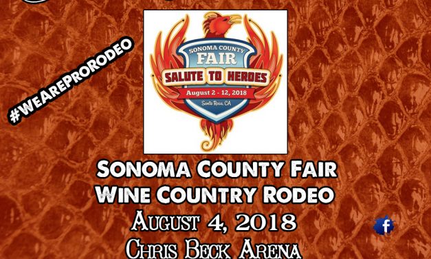UPCOMING RODEO: Sonoma County Fair Wine Country Rodeo
