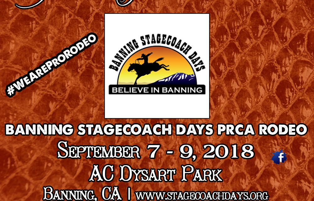 UPCOMING RODEO: Banning Stagecoach Days