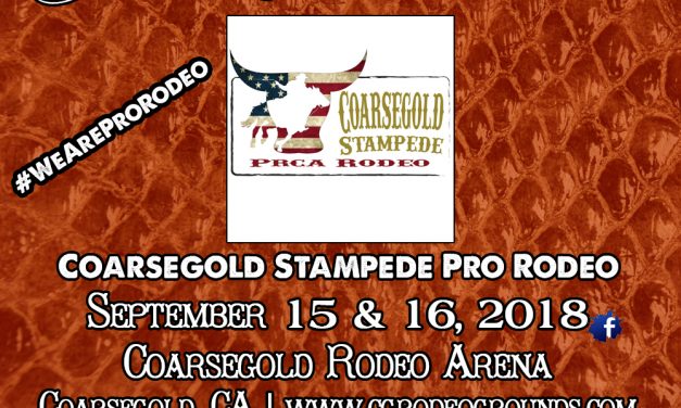 UPCOMING RODEO: Coarsegold Stampede Pro Rodeo