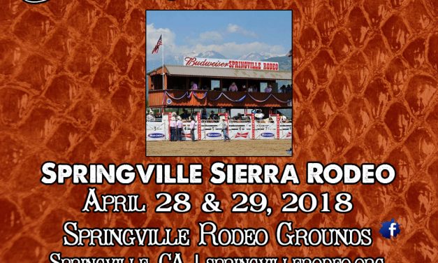 UPCOMING RODEO: Springville Sierra Rodeo