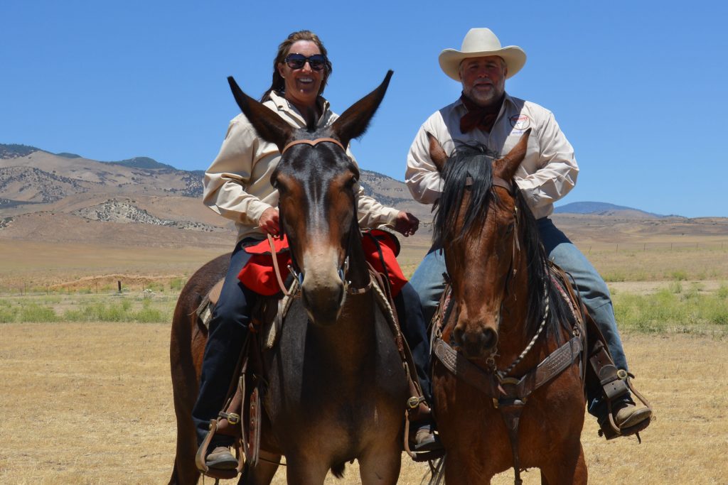 Jeanette and Johnny Lee Zamrzla (Supervisor Michael Antonovich Trail Ride 2015)