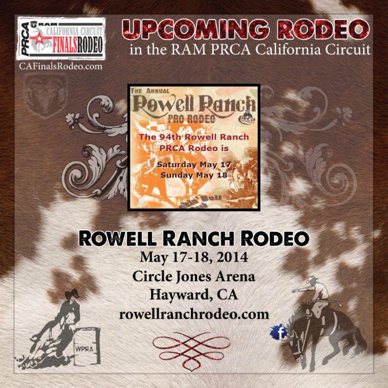 2014 Pro Rodeo Hall of Fame Inductee – The 94th Annual Rowell Ranch Rodeo starts today!!