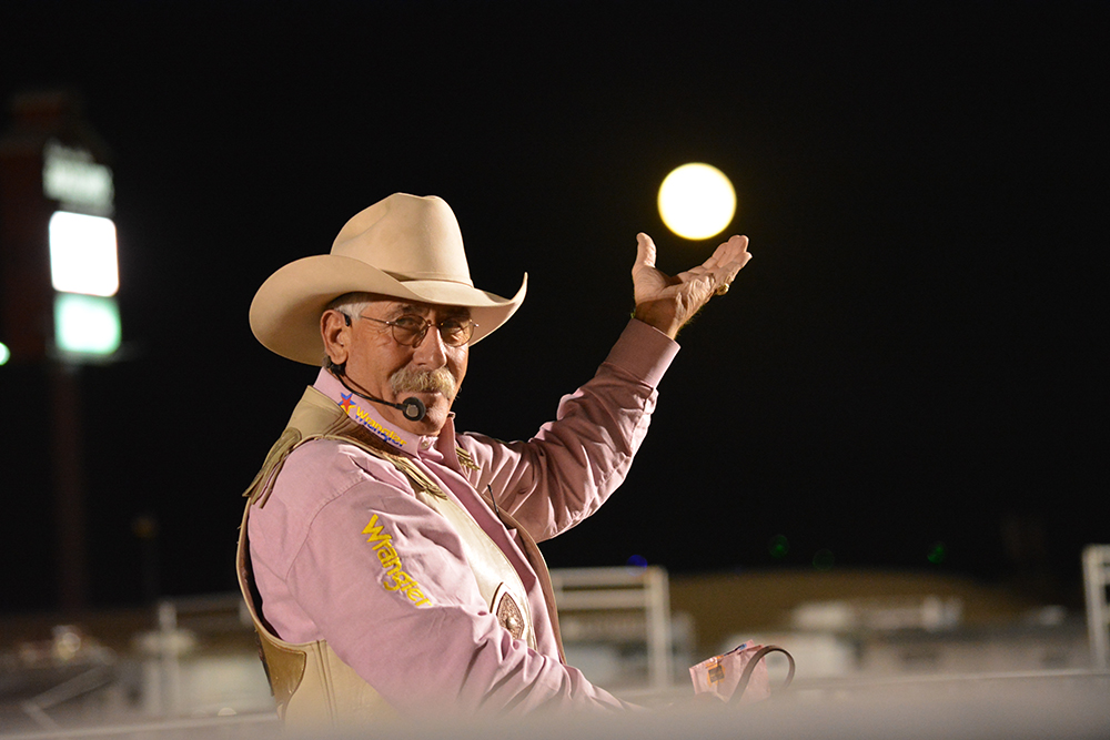 Don Jesser Professional Rodeo Announcer - photo by Jacob Nelson