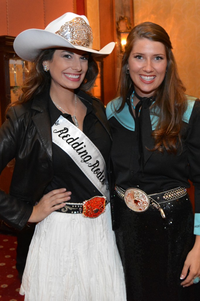 2015 Miss Redding Rodeo Jordenne Burns and Carollann Scott, Miss Rodeo California 2015 (photo by Shawna Nelson)