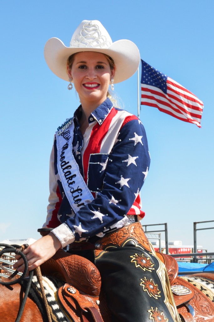 Markie Hageman - Miss Woodlake Lions Rodeo 2014 at the PRCA RAM California Circuit Finals Rodeo (photo by Shawna Nelson)