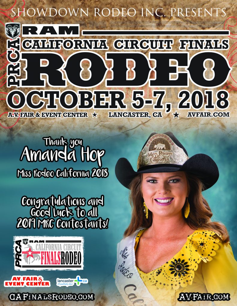 Miss Rodeo California 2018, Amanda Hop