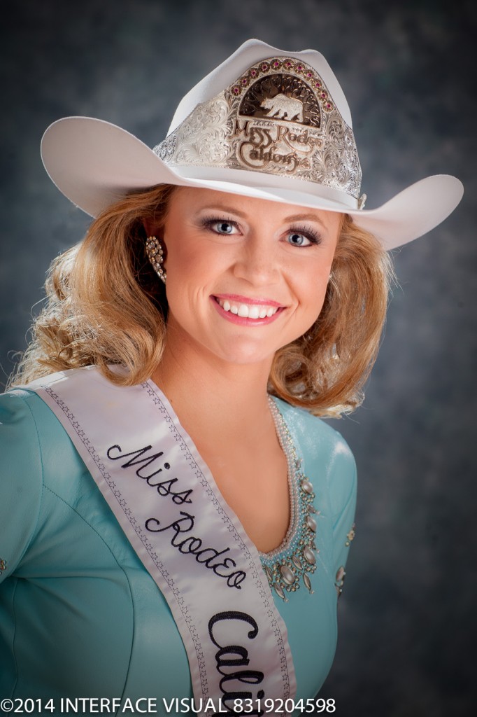 Official Portrait - Ondrea Edwards - Miss Rodeo California 2014 (photo by Wayne Capelli - Interface Visual - used with permission)
