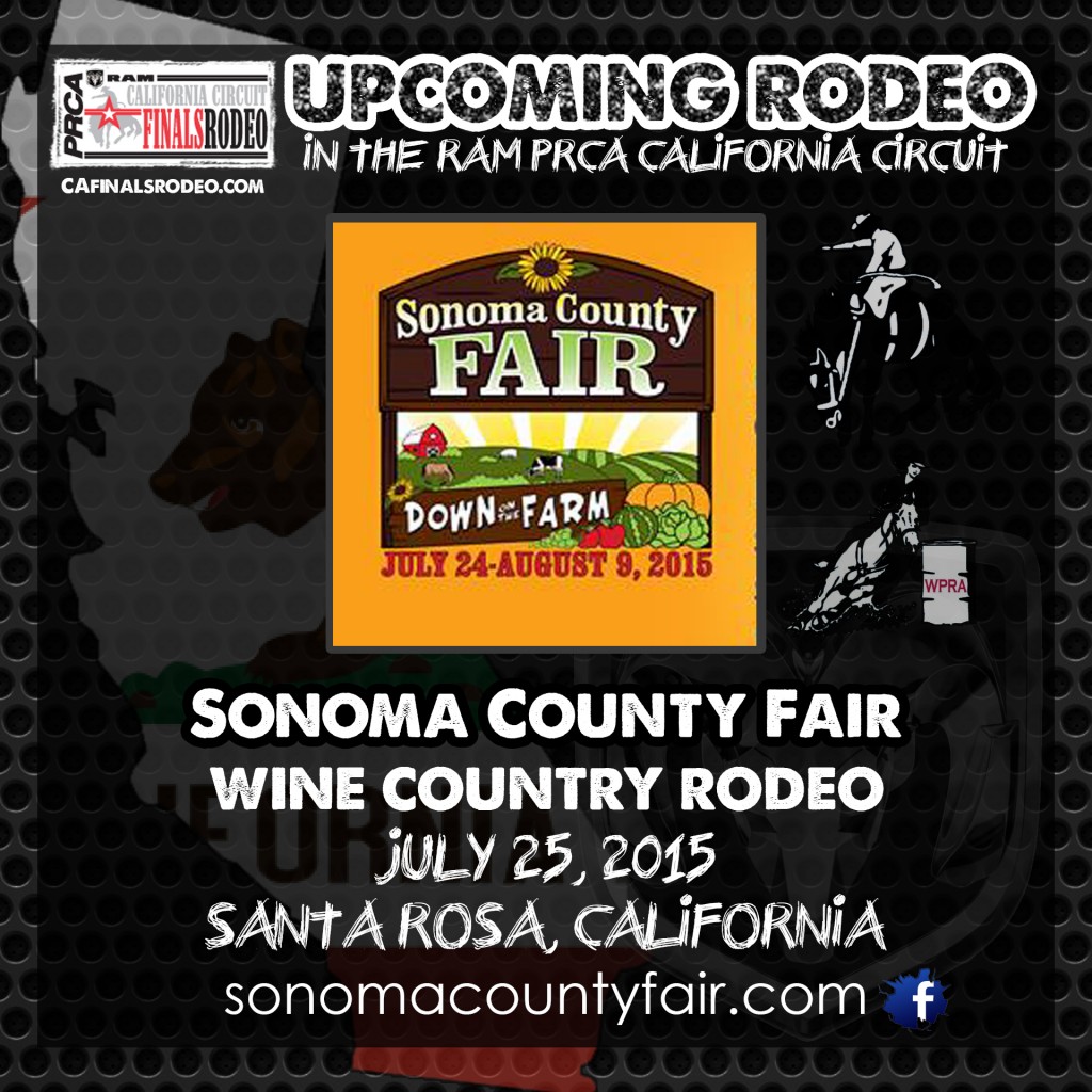 Going on NOW! 79th Annual Sonoma County Fair Wine Country Rodeo! > RAM