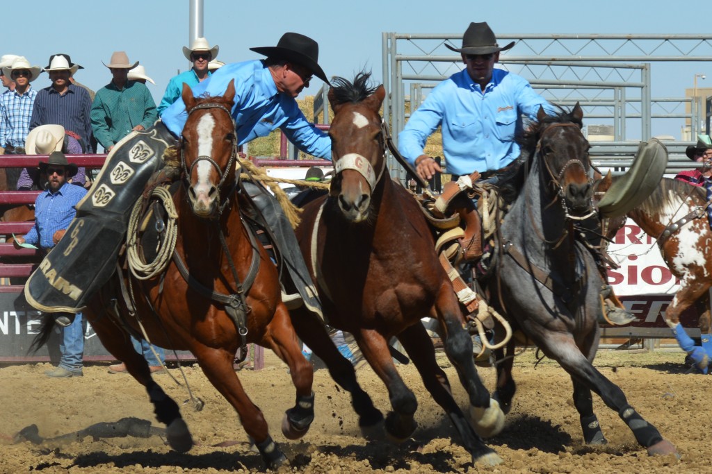 Bobby Marriott and Matt Twitchell - PRCA RAM California Circuit Finals Rodeo (photo by Shawna Nelson)