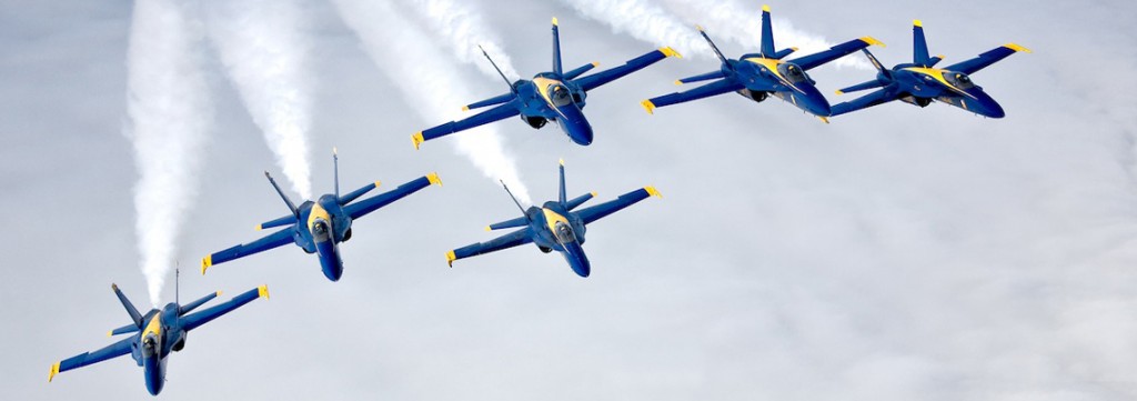 World Renowned "Blue Angels" at the Los Angeles County Air Show (photo courtesy of www.lacoairshow.com)