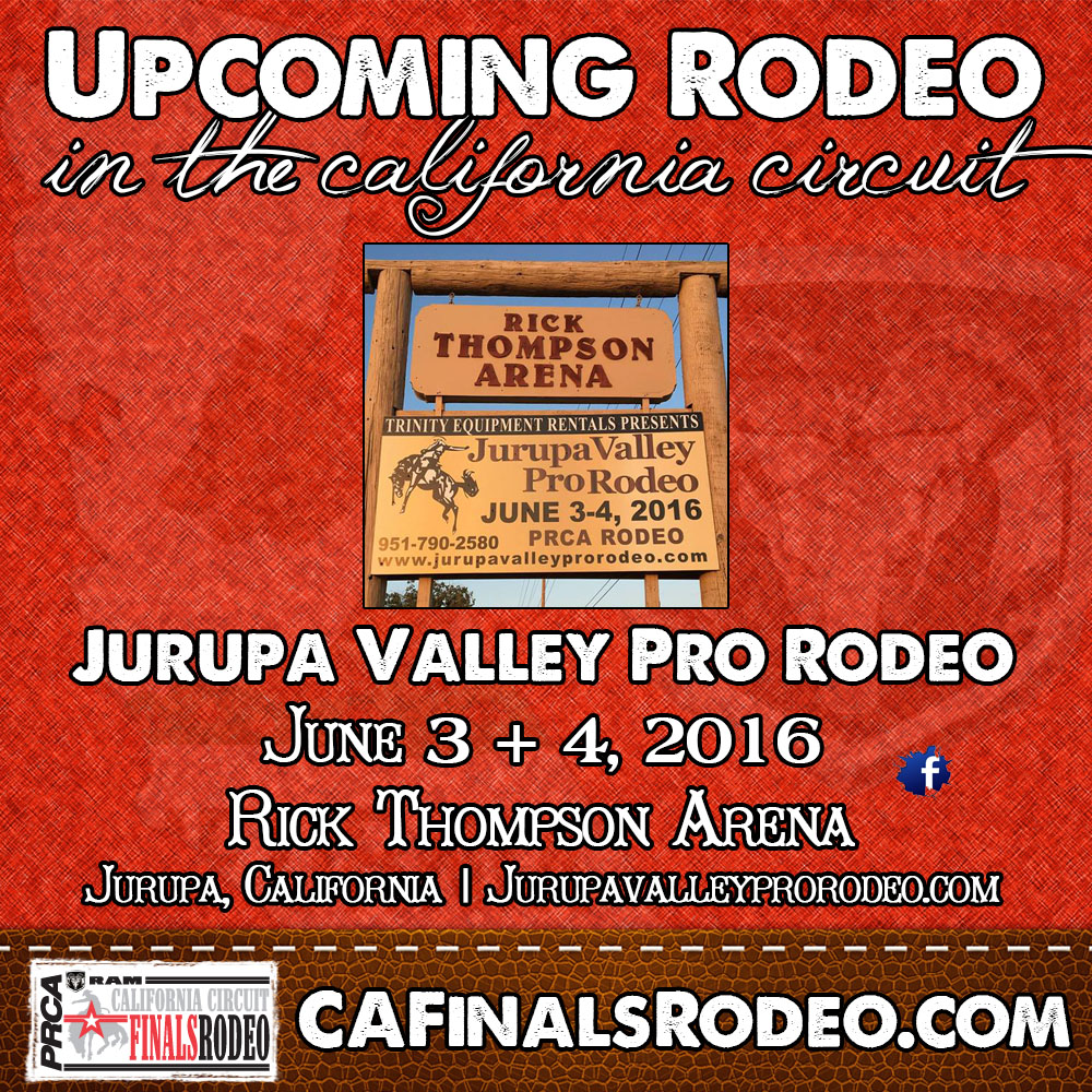 Welcome Back – The Jurupa Valley Pro Rodeo!!!!  Starts tonight – June 3 & 4, 2016
