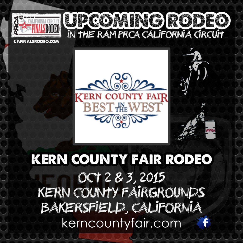 Kern County Fair PRCA Rodeo - October 2 & 3, 2015