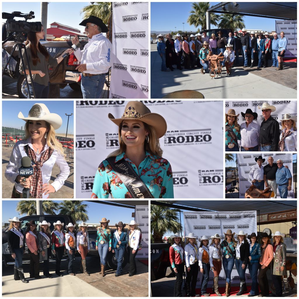 Press Conference 2017 RAM PRCA California Circuit Finals Rodeo - Miss Rodeo California Contestants being introduced