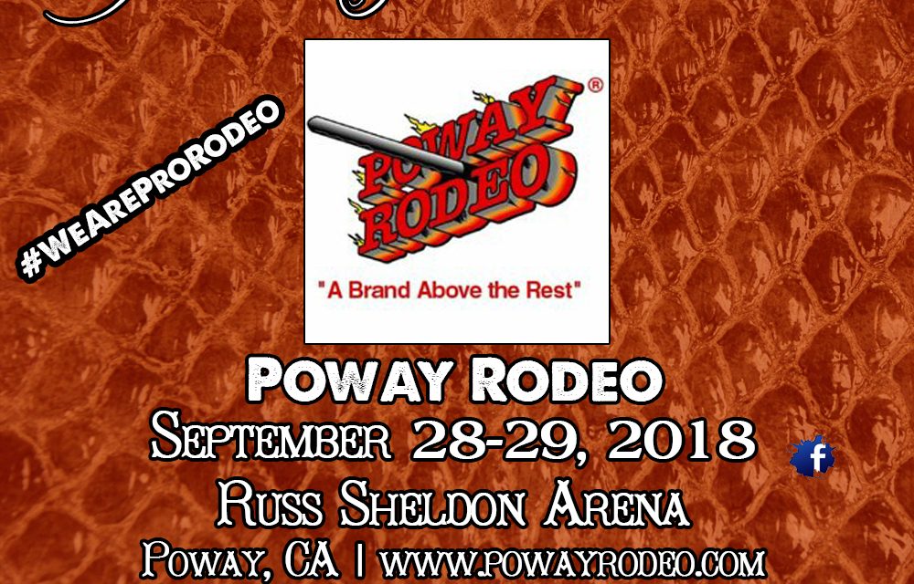 UPCOMING RODEO: Poway Rodeo