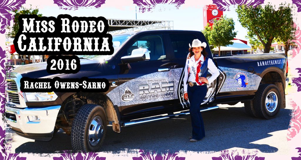 Miss Rodeo California 2016, Rachel Owens-Sarno (photo by Shawna Nelson)