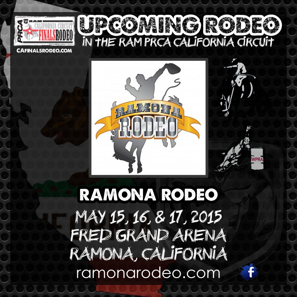 35th Annual Ramona Rodeo - May 15, 16, & 17, 2015