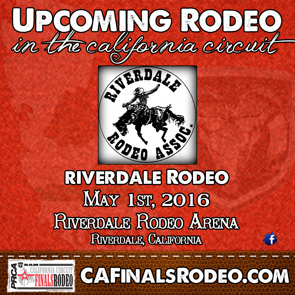 The 60th Riverdale Rodeo is tomorrow!  Sunday, May 1, 2016