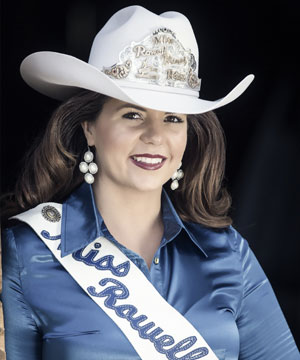 Julia Chamberlain - Miss Rowell Ranch Rodeo 2016 (photo courtesy of Rowell Ranch Rodeo)
