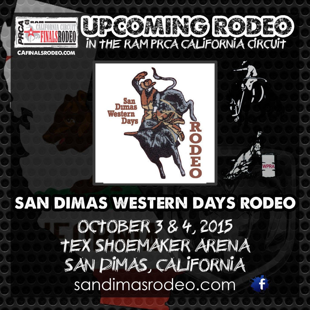 San Dimas Western Days Rodeo - October 3 & 4, 2015